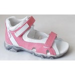 Detské sandálky - ružová/biela, vz.653