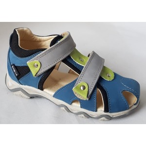 Detské sandálky - modrá/zelená, vz.623