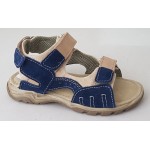 Detské sandálky - modro / hnedá, vz.543