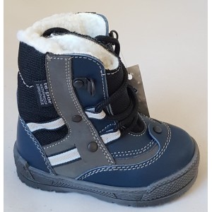 Zimné te-por topánky - modrá - šedá, vz.469