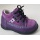Detská celokoženná obuv - fialová, vz.612